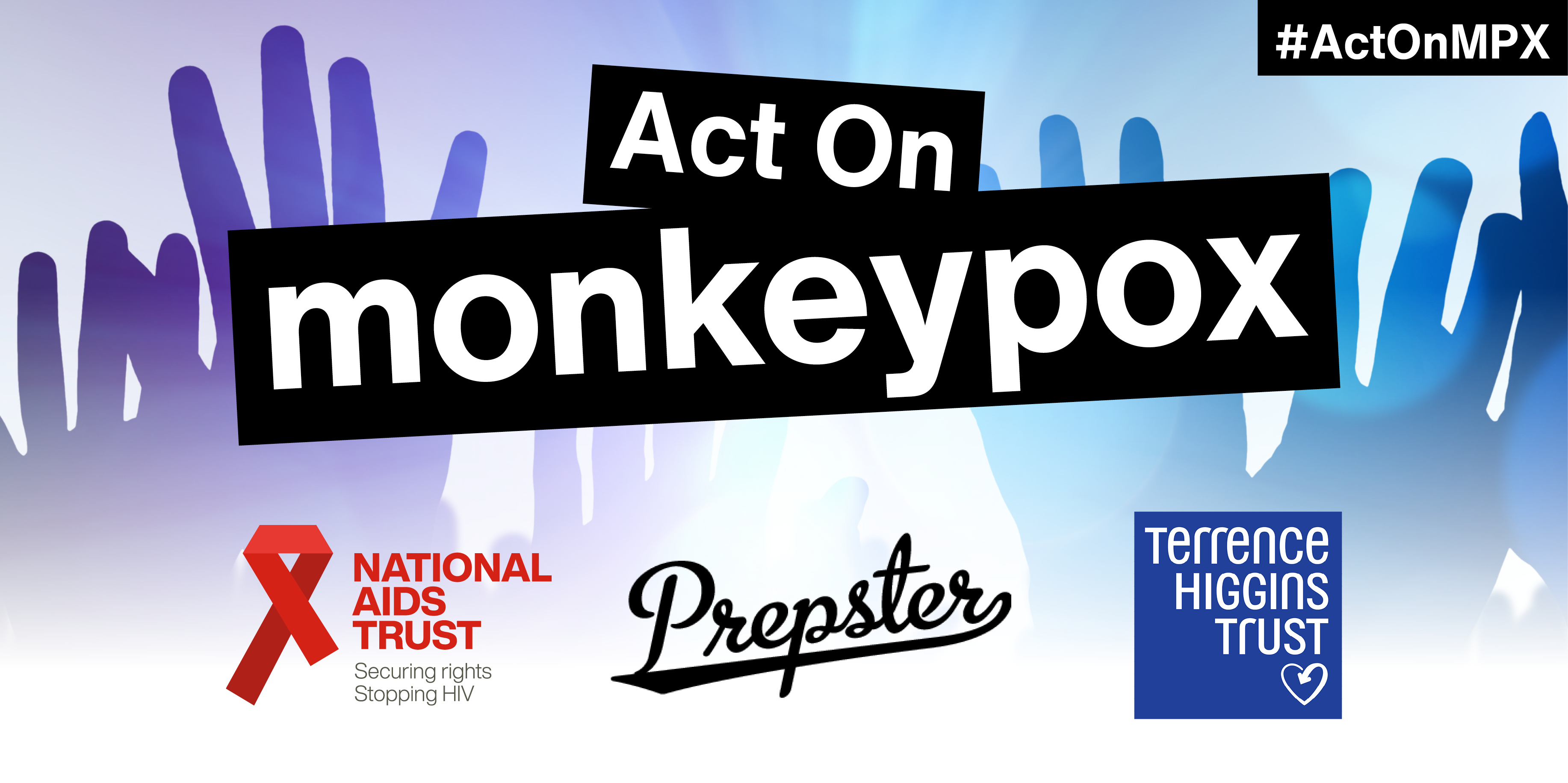 'Act on monkeypox' campaign banner