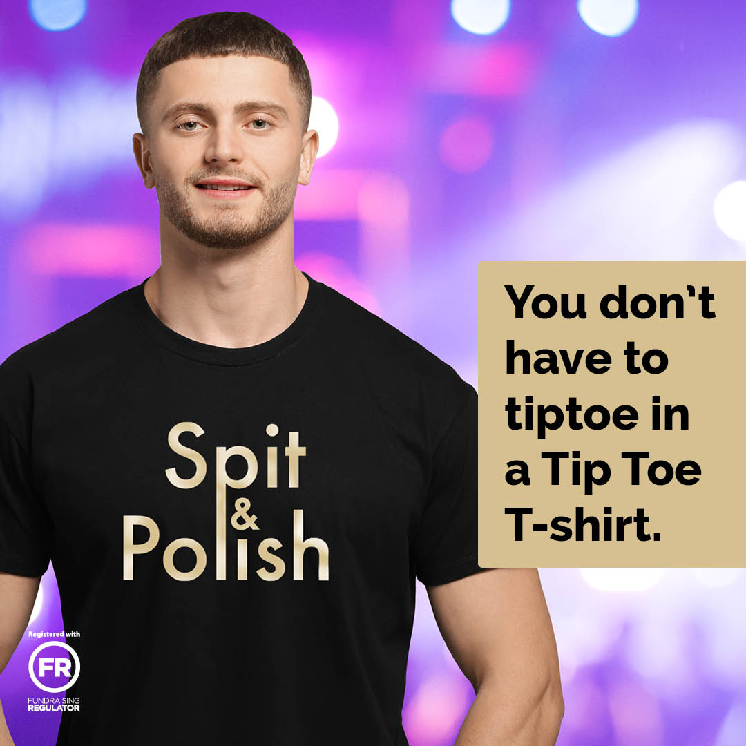 Wear the T-shirt. Challenge the stigma.