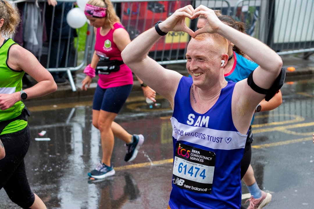 Terrence Higgins Trust runner Terrence Higgins Trust runner