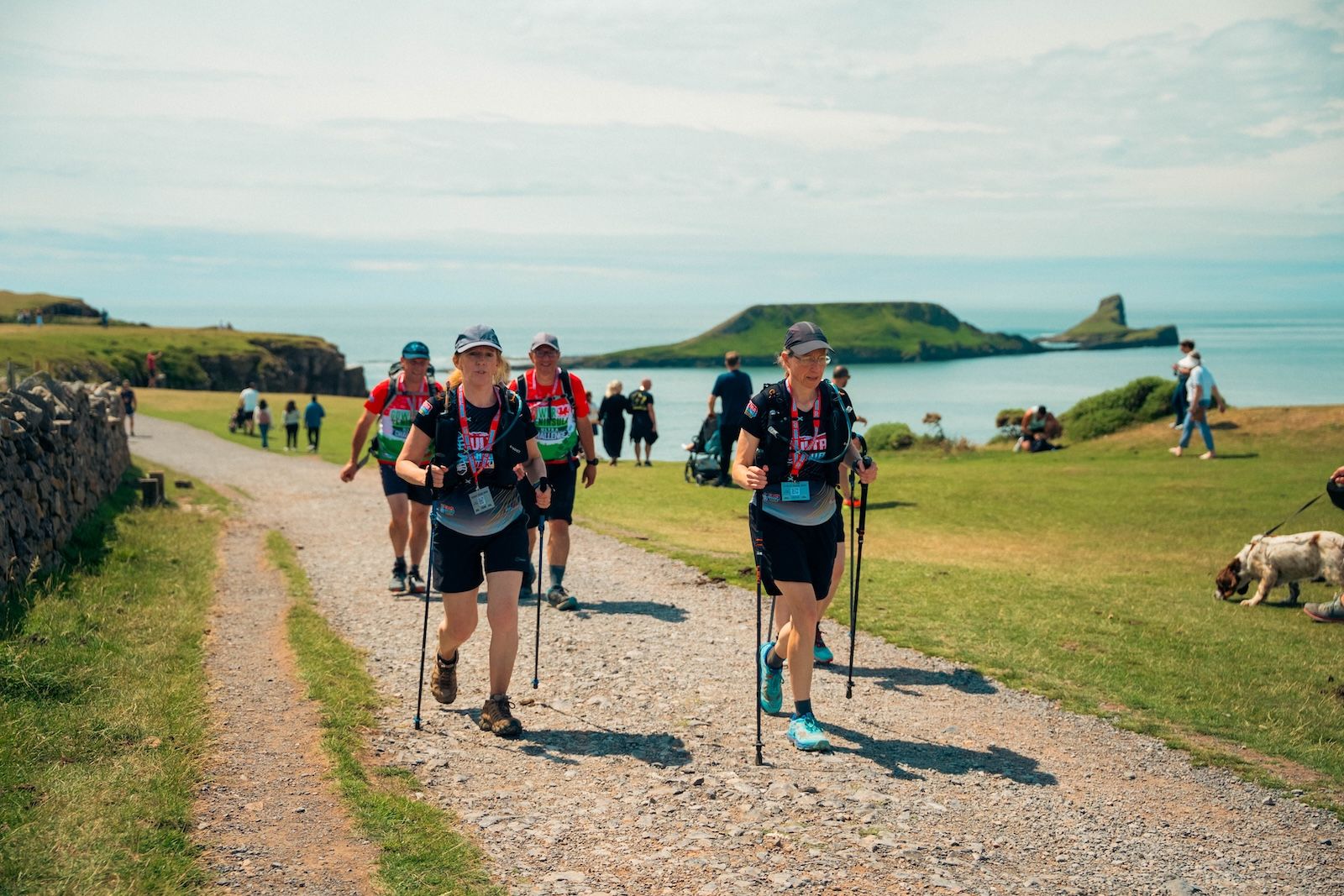 Gower Peninsula Ultra Challenge walkers Gower Peninsula Ultra Challenge walkers