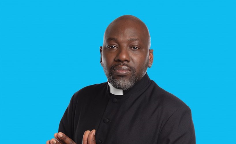 Jide Macaulay against a blue background.