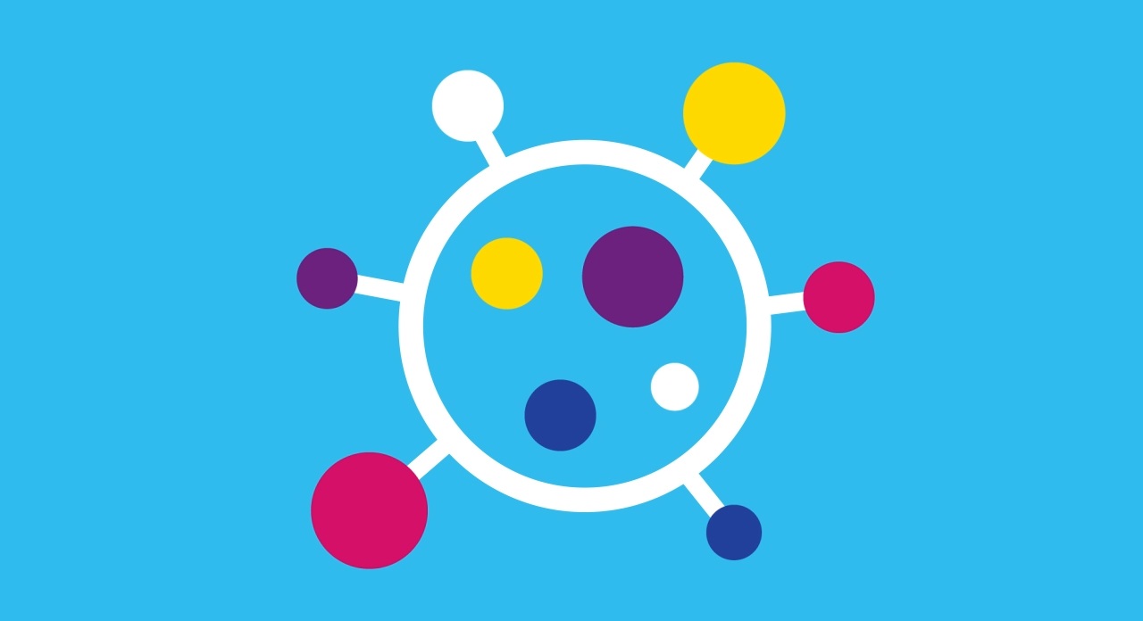 Monkeypox virus illustration.