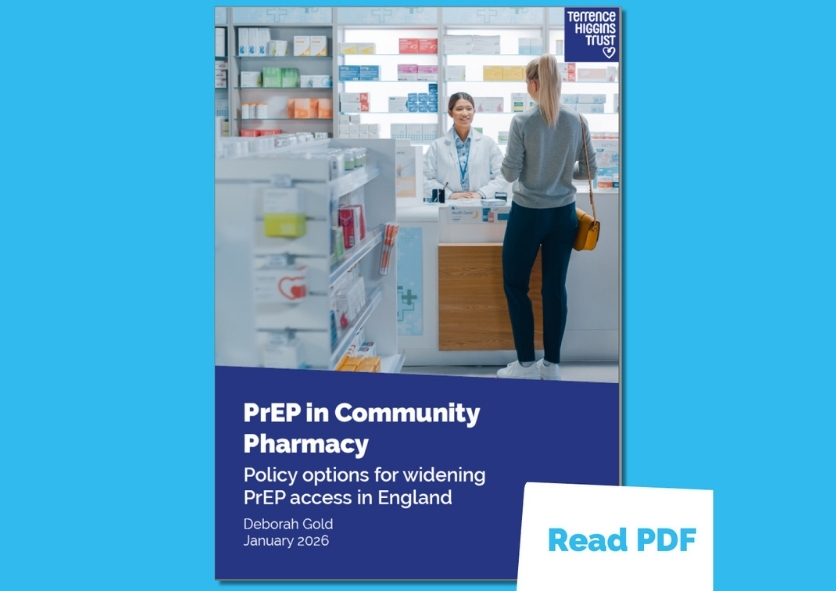 PrEP in Community Pharmacy report cover