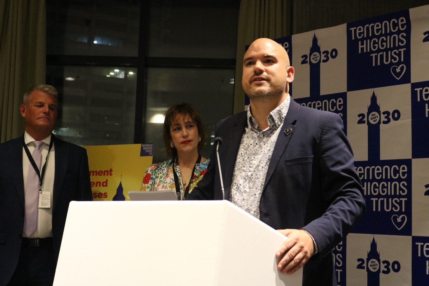 Our Chief Executive Richard Angell speaks at Conservative Party Conference alongside Shadow Health Minister Rt Hon Victoria Atkins MP and Rt Hon Stuart Andrew MP