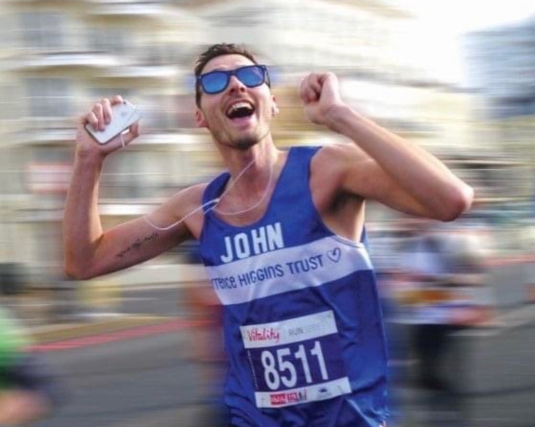 A Terrence Higgins Trust runner.