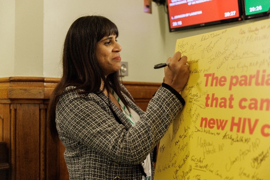 Sureena Brackenridge MP signs up in support of our shared 2030 goal.