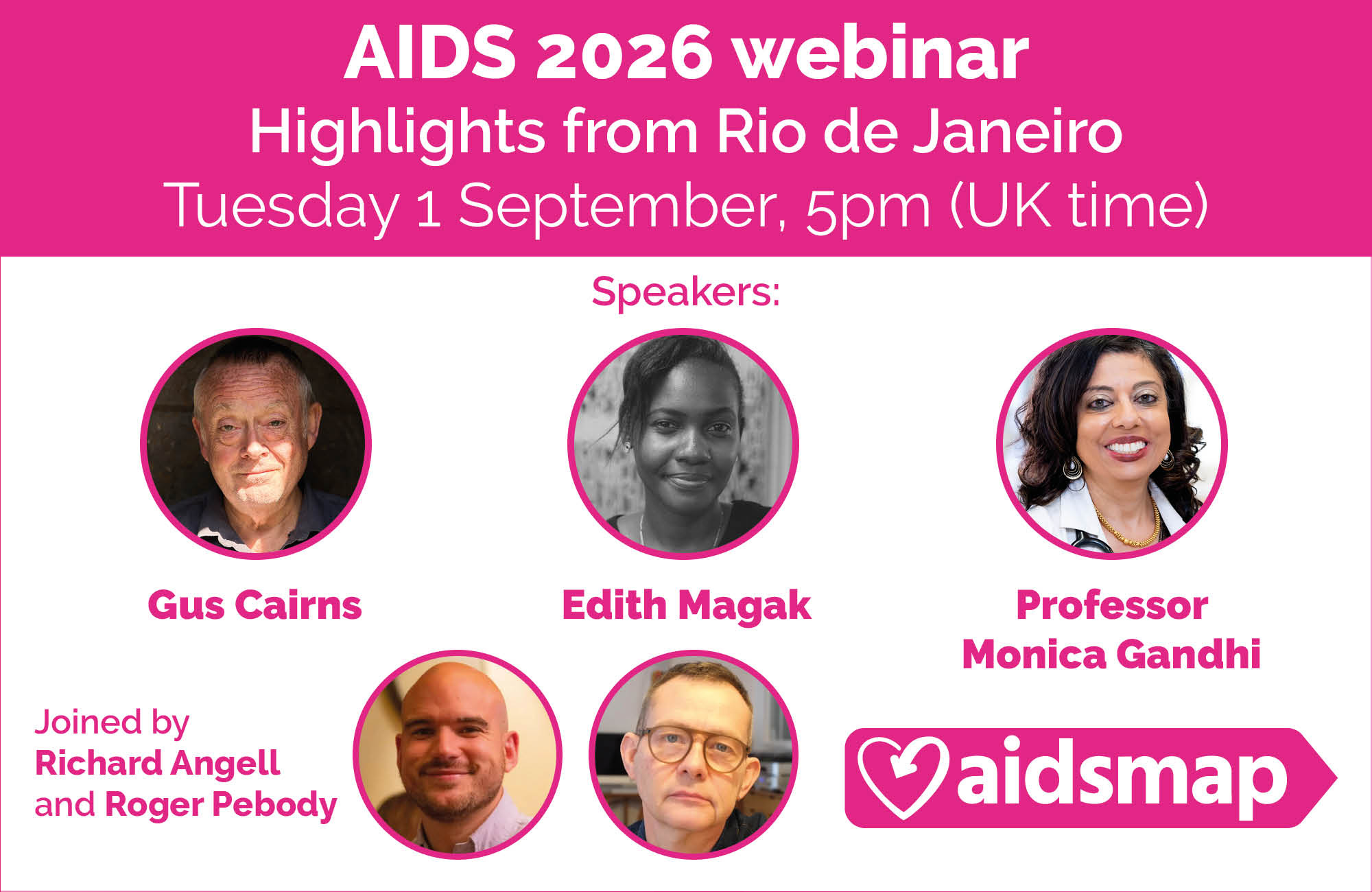 AIDS 2026 webinar - highlights from Rio de Janeiro