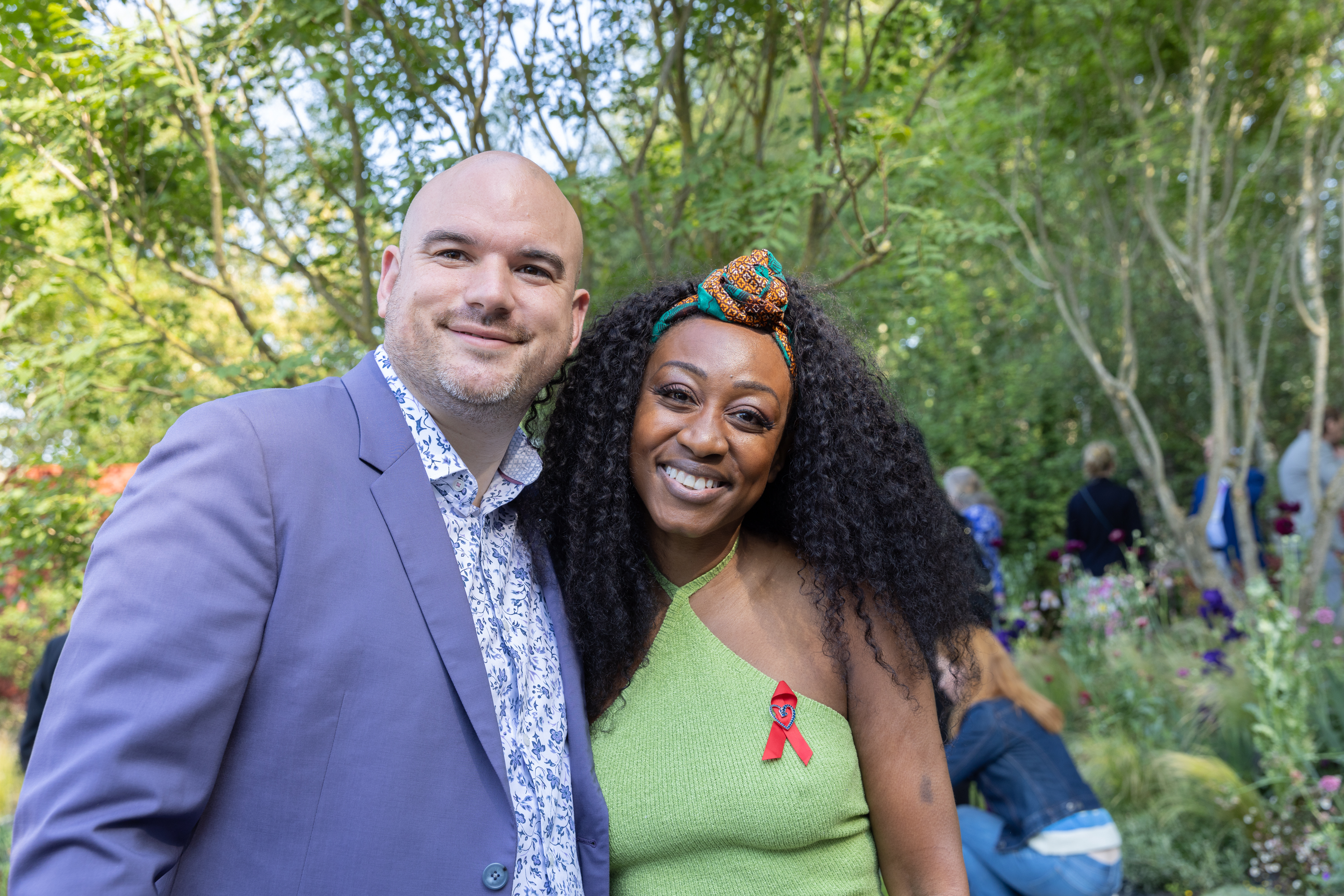 Richard Angell and Beverley Knight