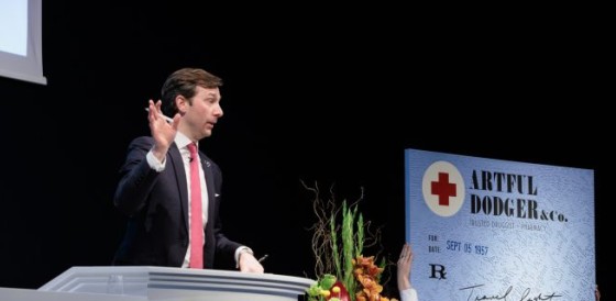 Tom Best at The Auction