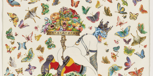 Nowadays I am able to greet beauty (butterfly version) by Raqib Shaw