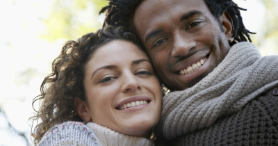 Smiling couple