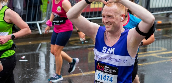 Terrence Higgins Trust runner 