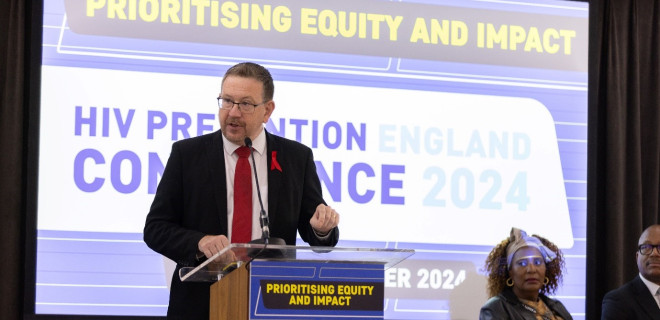 Andew Gwynne at HPE conference