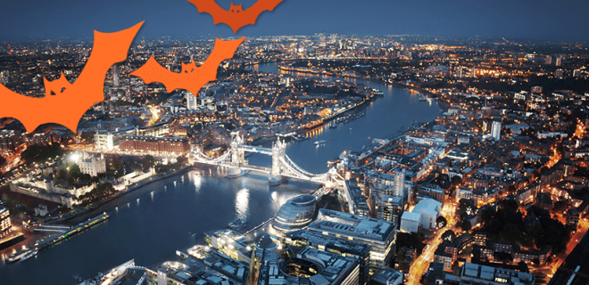 Halloween walk in London