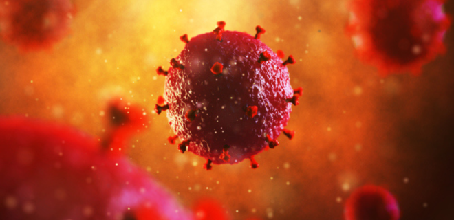 HIV virus illustration