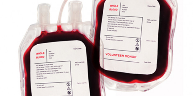 Two bags of blood