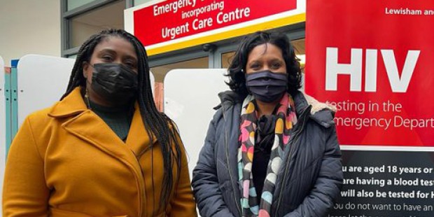 Bell Ribeiro-Addy, Janet Daby MP at University Hospital Lewisham