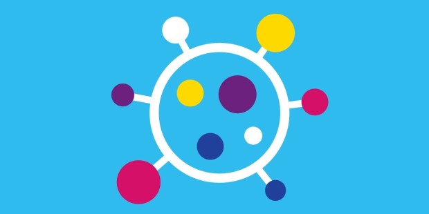 Monkeypox virus illustration.