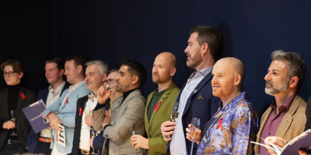 The Auction 2022 photo by Piers Allardyce - line of attendees